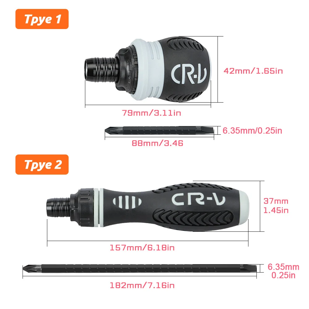 Precision Screwdriver Set Magnetic Screwdriver Set Screwdriver Set Magnetic Screwdriver Bits Magnetic Screwdriver Bit Set Magnetic Screwdriver Dual-purpose Ratchet Screwdriver Head Telescopic Phillips Screwdrivers 2in1