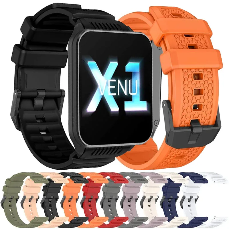 Premium 24MM Silicone Watch Band - Durable Sport Wristband Bracelet Design