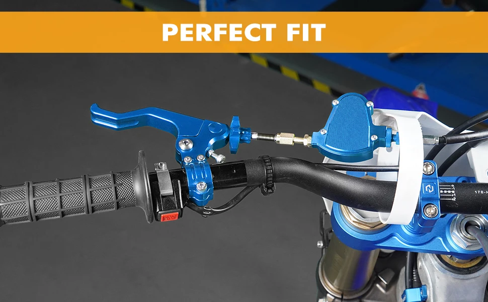 NICECNC Short Stunt Kupplungshebel Easy Pull Kabelsystem für Honda CBR 600RR 1000RR für Yamaha Kawasaki Buell für Suzuki Ducati – Detail 10