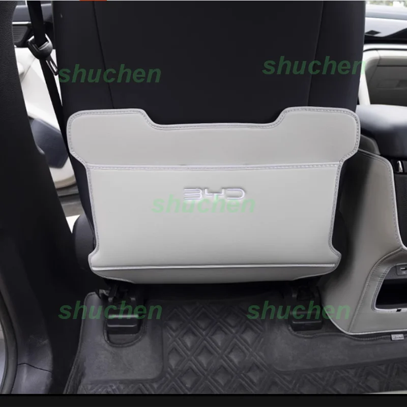 Car Rear Row Anti-kick Covers for BYD Song Plus DMI EV Seat Back Kick Protector dirt-proof Cover Interior Accessories