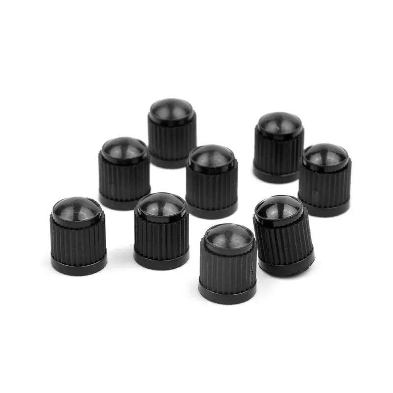 

100-Piece Tire Valve Cap S - Durable, Black, And Suitable For An Array Of Vehicles Including Cars, Trucks, Bicycles, Motorcycles