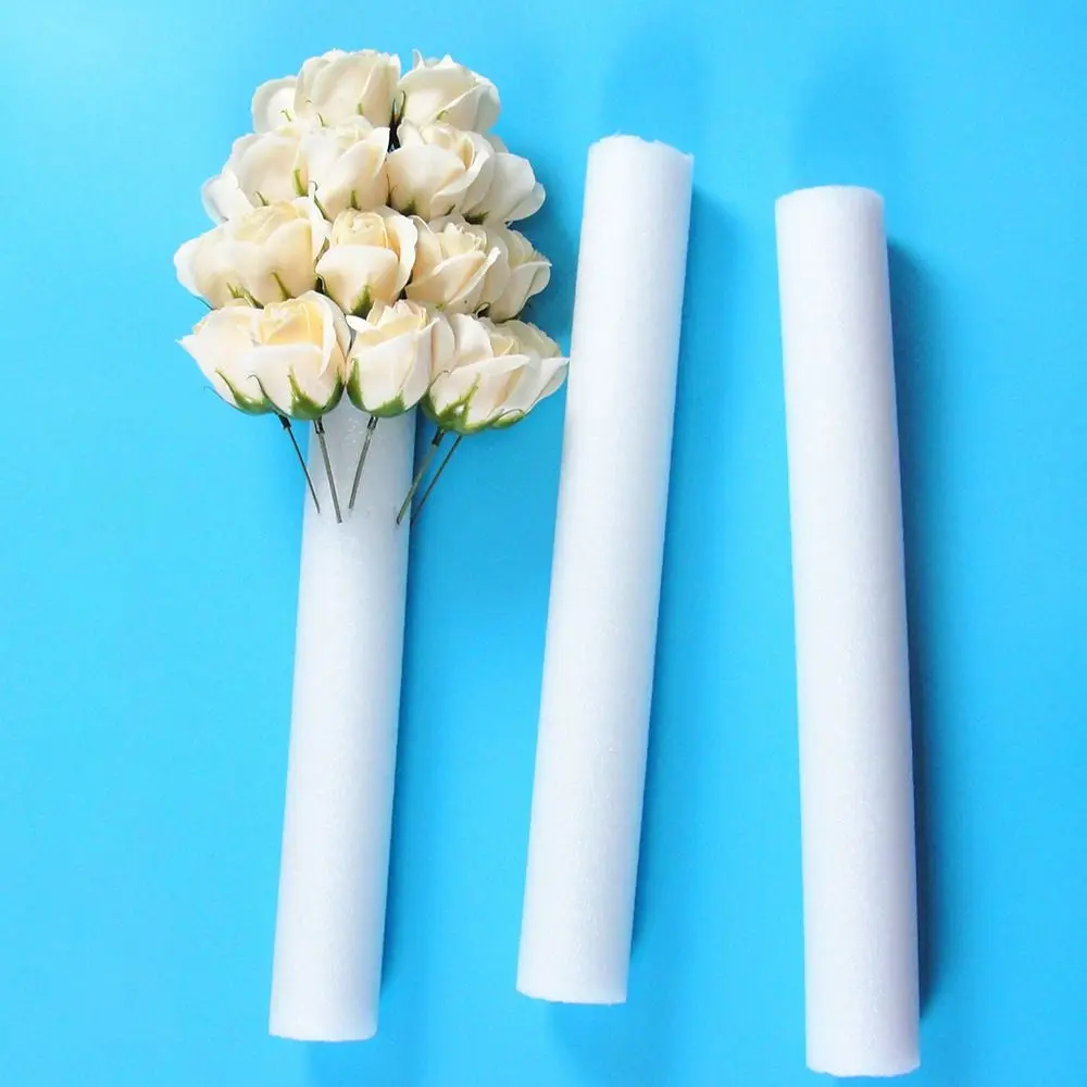 1Pcs Flower Arrangement Base Foam Strip Wedding Event Party Props DIY Sponge Stick 51*4cm Cylindrical Cotton Strip foam flower arrangement base