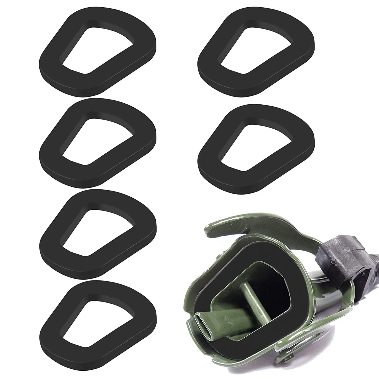 8PCS Fuel Gas Can Jerry Can Spout Gasket Seals Replacement Rubber