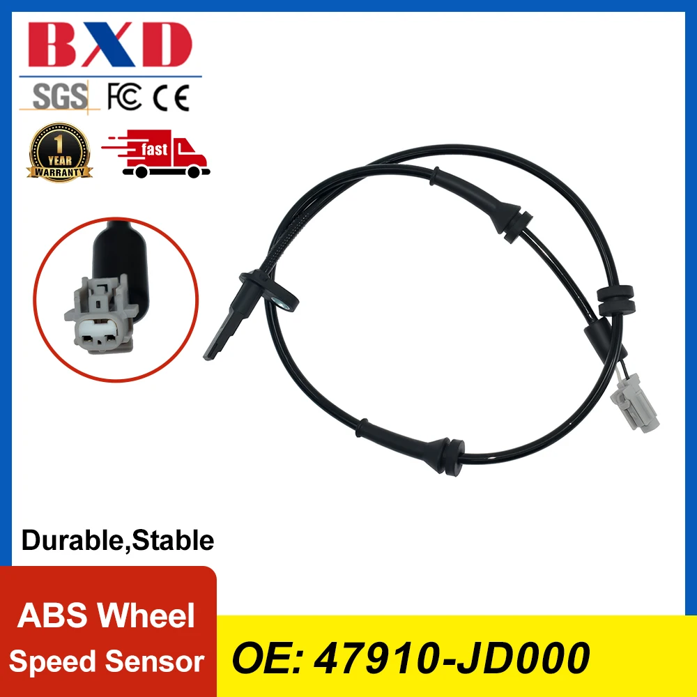 

Датчик скорости колеса ABS 47910-JD000 47910JD000 для Nissan Qashqai 2007-2016, автомобильные аксессуары, автозапчасти, высокое качество