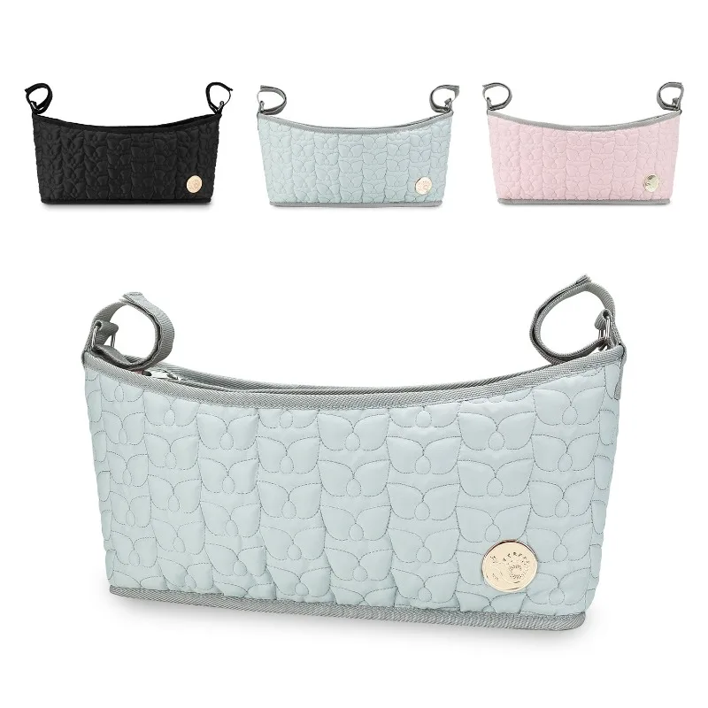 Quilted Baby Stroller Bag Outdoor Stroller Mummy Bag Waterproof Mother and Baby Travel Outdoor Mommy