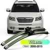 For Subaru Tribeca 2005-2015 2pcs Front Windshield Wiper Blades Windscreen Window Accessories 2006 2007 2010 2012 2013 2014 1