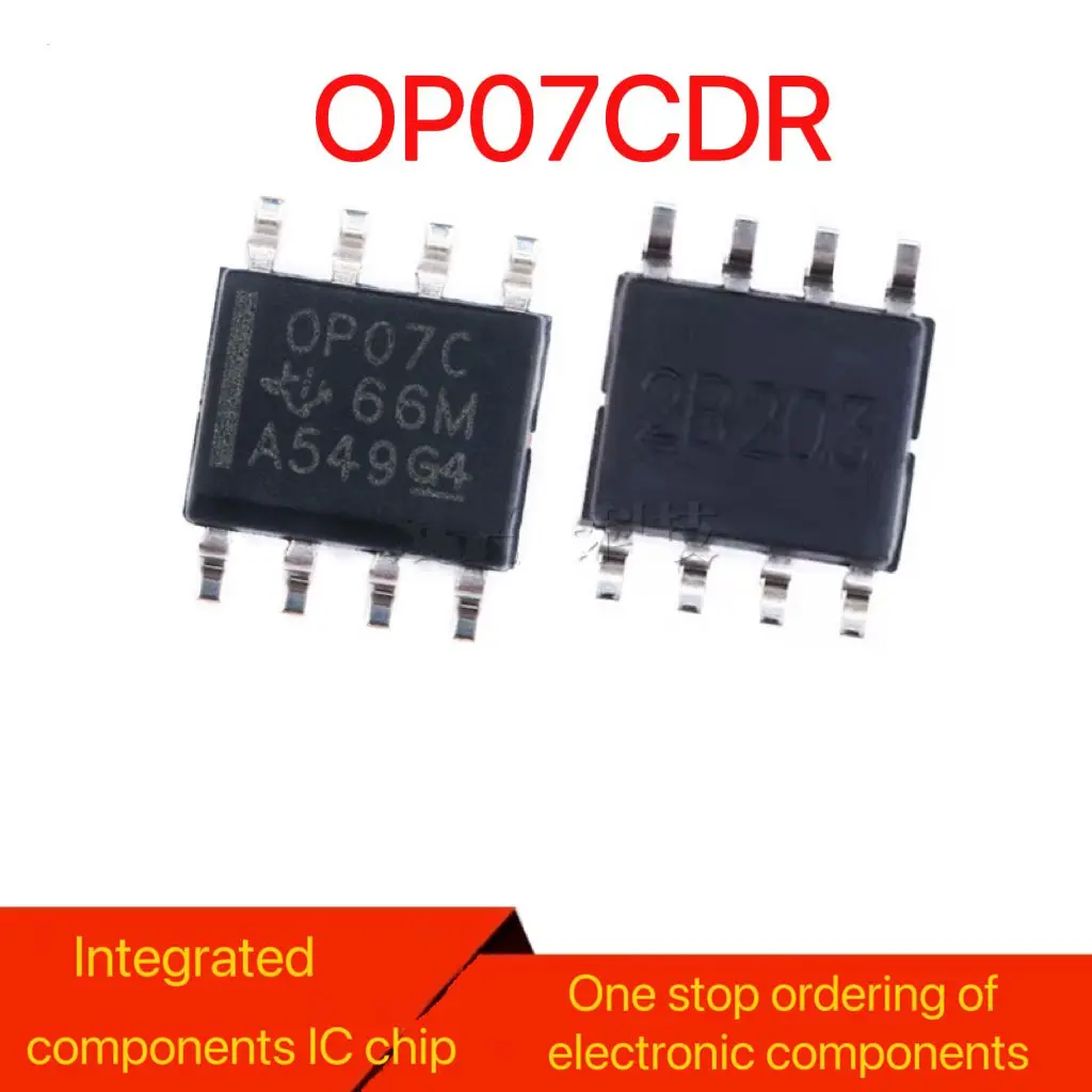 Incize 10 Pz 】Nuovo Originale Op07 Op07C Op07Cdr Sop8 Amplificatore Operazionale Amplificatore Operazionale Bipolare A Basso Rumore
