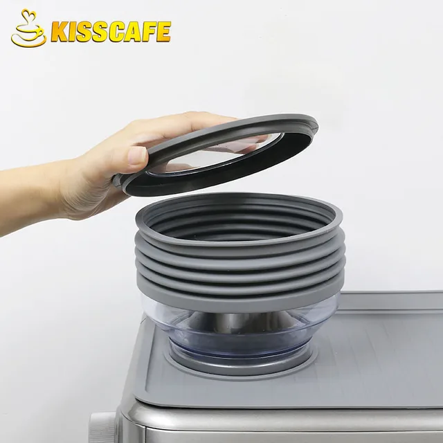 Coffee Beans Grinder Single Dose Hopper Bellows Bin Blowing For Breville Sage 870 878 8 Series Coffee Accessories Barista Tool