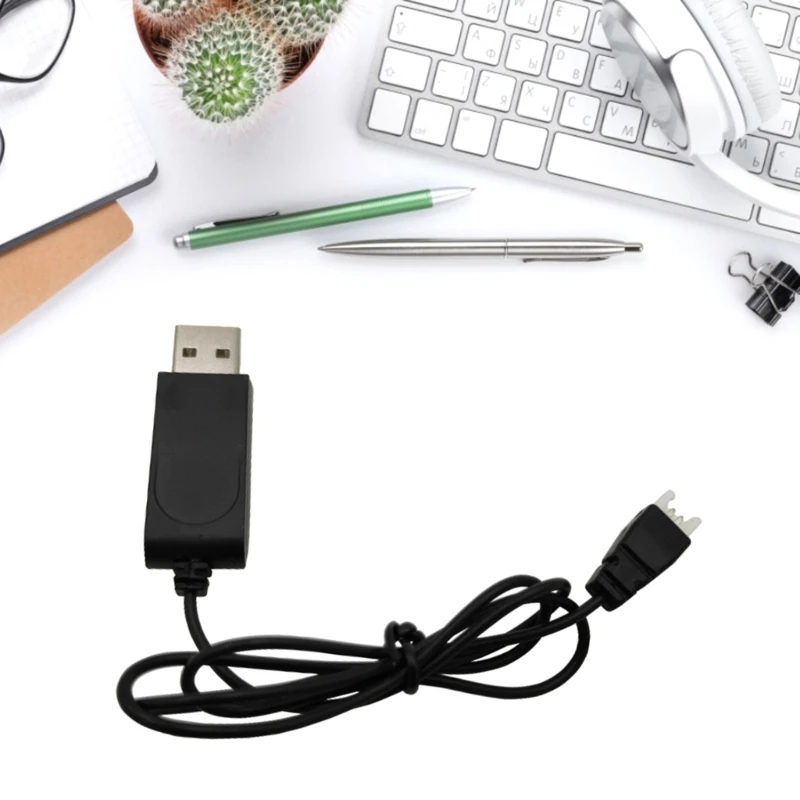 K0AC USB Charging Wire for Li-po Battery with Overcharge Protections 3.7V 500mA Power Supply Cord Line with 51005 Plugs