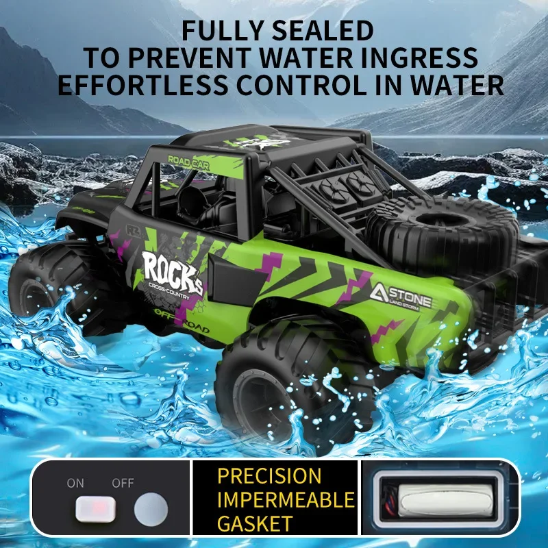 JJRC Q191 Amphibious Remote Control Car Waterproof Multi Terrain Off-road Climbing Car Boy Toy Racing Drift EleCtric Vehicle