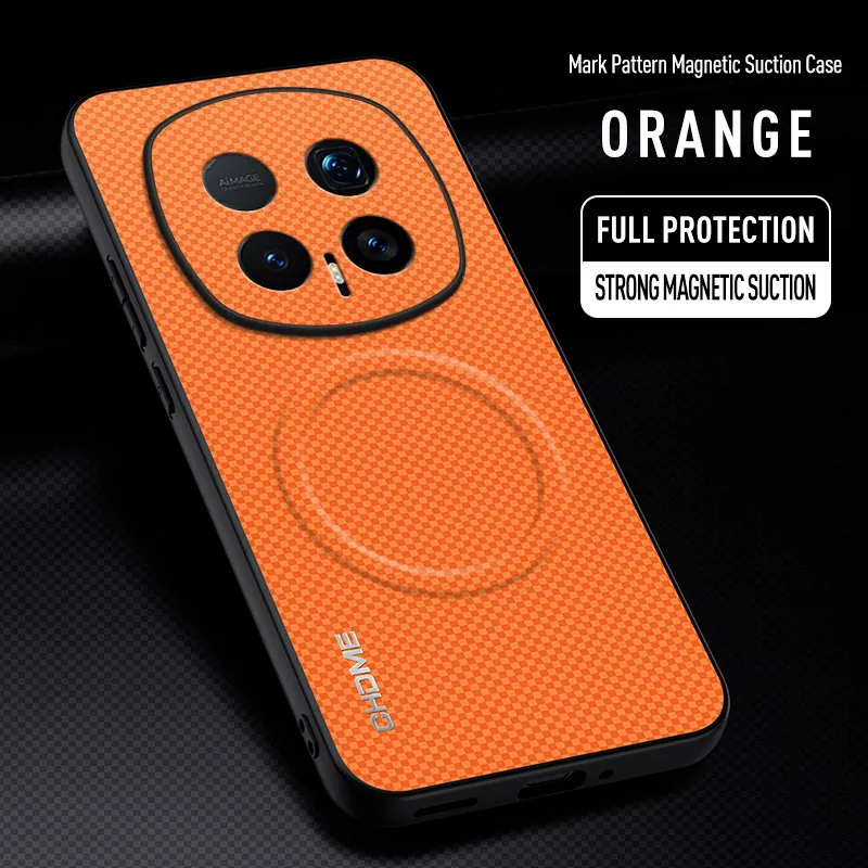 Enhanced Protective Back Cover with Soft Edge & Magnetic Design - Textured Finish