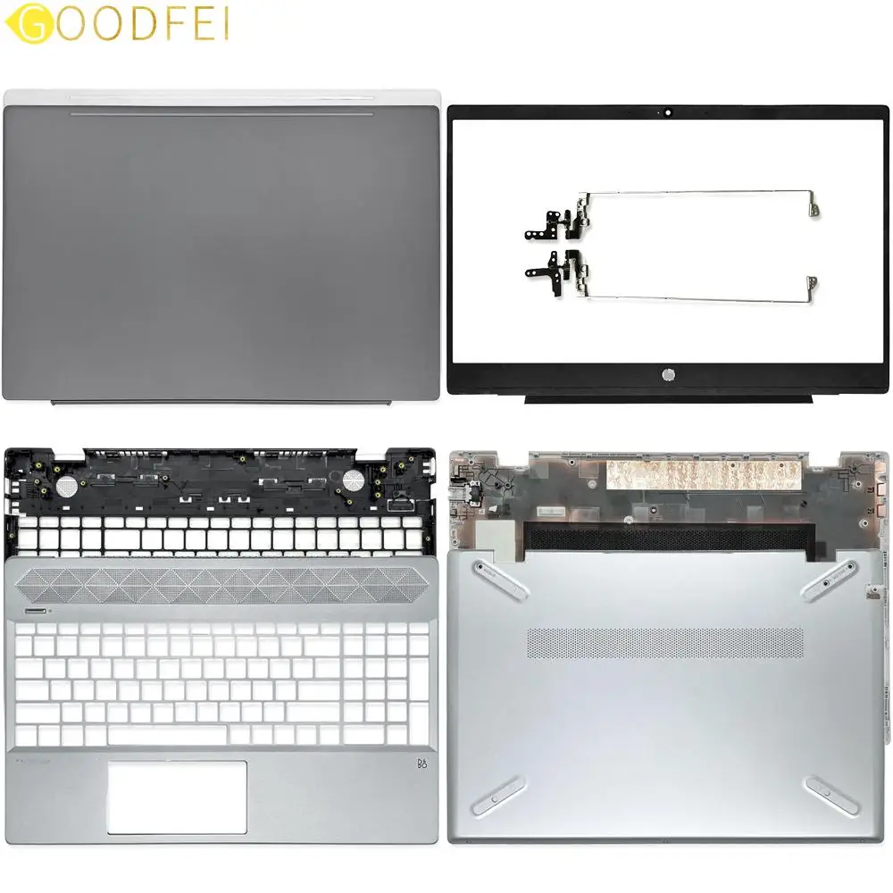 

LCD Back Cover Front Bezel Hinges Palmrest Bottom Case Intergrated and Discreted New For HP Pavilion 15-CW 15-CS TPN-Q208 Laptop
