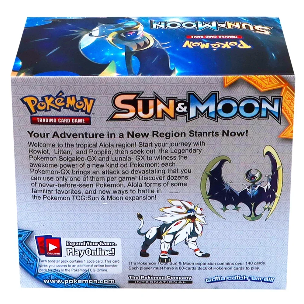 324Pcs Pokemon Cards TCG: Sun Moon Booster Box Collectible