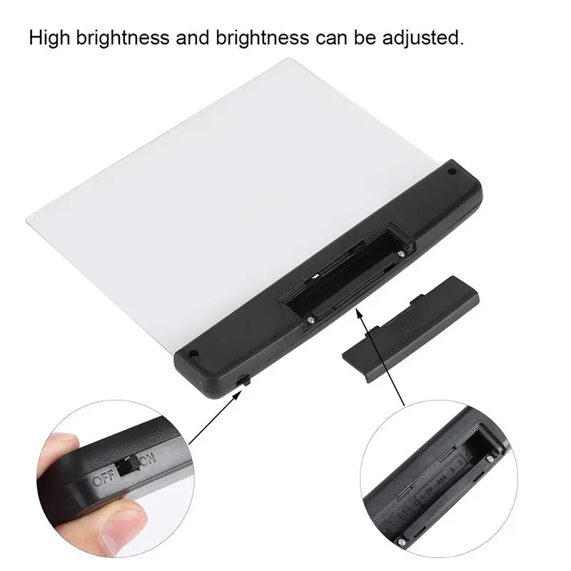 LED Wireless Book Lamp Dormitory Night Reading Eye Protection AAA Battery LED Creative 17cm Portable Table Lamp for Bedroom mini led light book light night light desk lamp led light