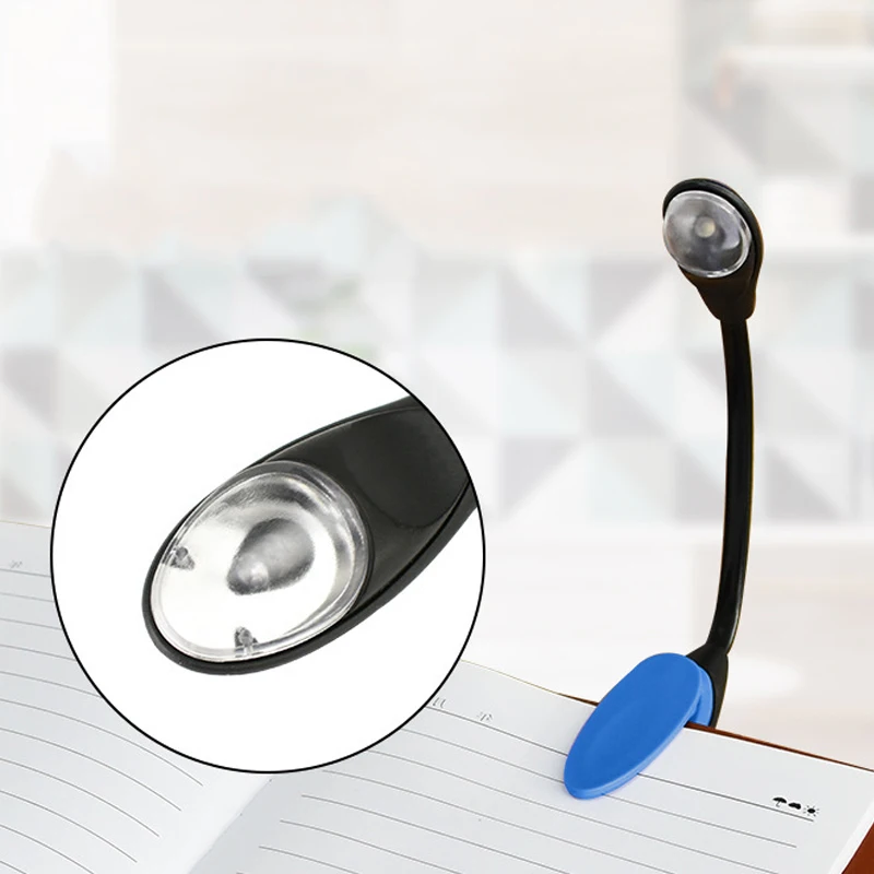 Mini LED Book Lights Eye-protection Night Light Desk Lamp Adjustable Clip Night Reading Light for Bedroom Dormitory for desk lamp, night light, led desk lamp, book light
