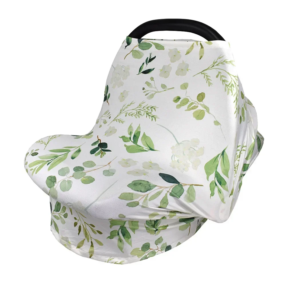 Baby shopping cart cover Breast feeding carseat canopy multi use stretchy Breastfeeding infant Grocery Trolley car seat cover