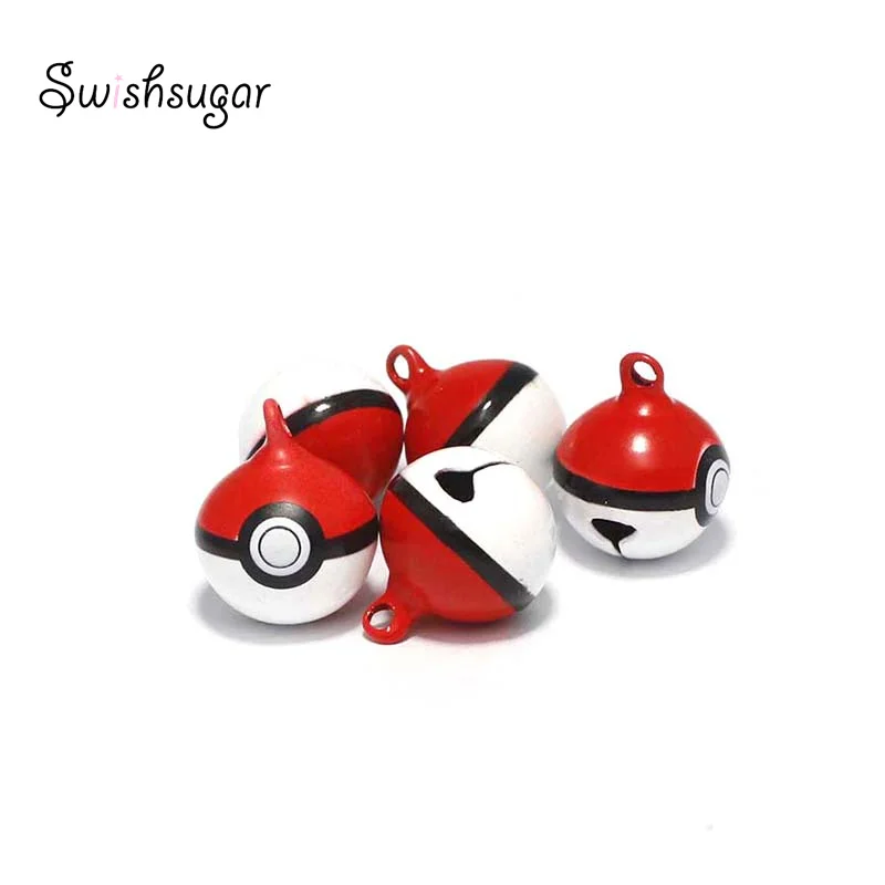 

Red White Elf Ball Cartoon Jingle Bell Charms Bracelet Necklace Pendant Craft Handmade Jewelry Findings