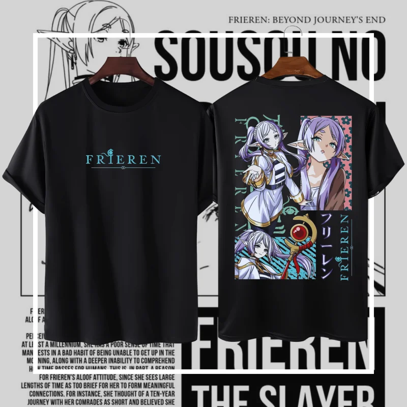 

KRONE Kaos Anime SOU SOU NO FRIEREN Katun Premium 24s - Tshirt Distro Frieren Oversize Dewasa