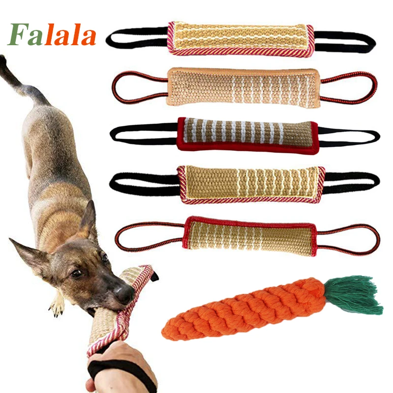 Duurzaam Hond Training Sleepboot Speelgoed Hond Beet Stok Kussen Puppy