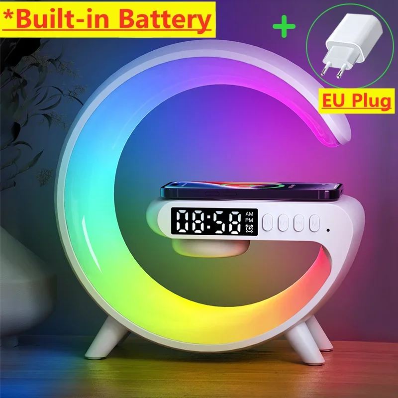 White with EU Plug
