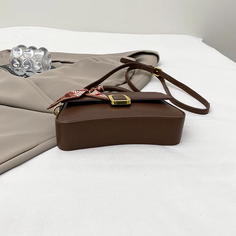 Elegante weibliche quadratische Einkaufstasche 2025, modische neue hochwertige PU-Leder-Damen-Designer-Handtasche, Reise-Schulter-Umhängetasche – Detail 12