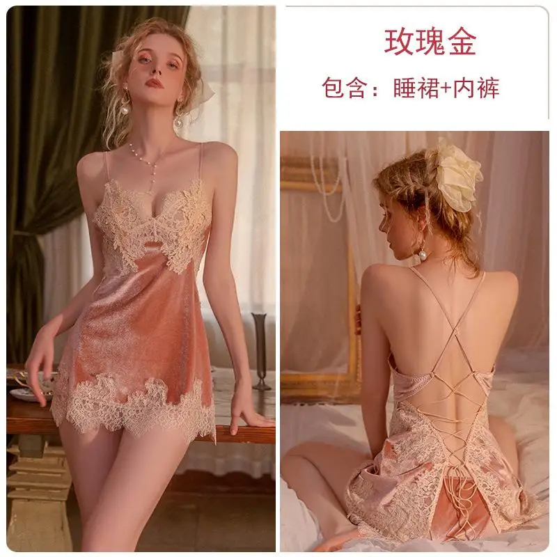 

2023 Nightgown Fashion Pajama Dress Luxurys Night Gowns For Women Womens Sleep Dress Simplicity Underwear Summer Nightie Female