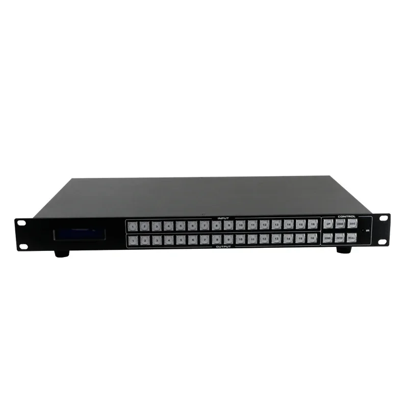 

HDMI Audio Video Matrix Switcher 16 in 16 Out 4K@30Hz Supports RS232/remote Control/WebAPP Control 3070m Tools
