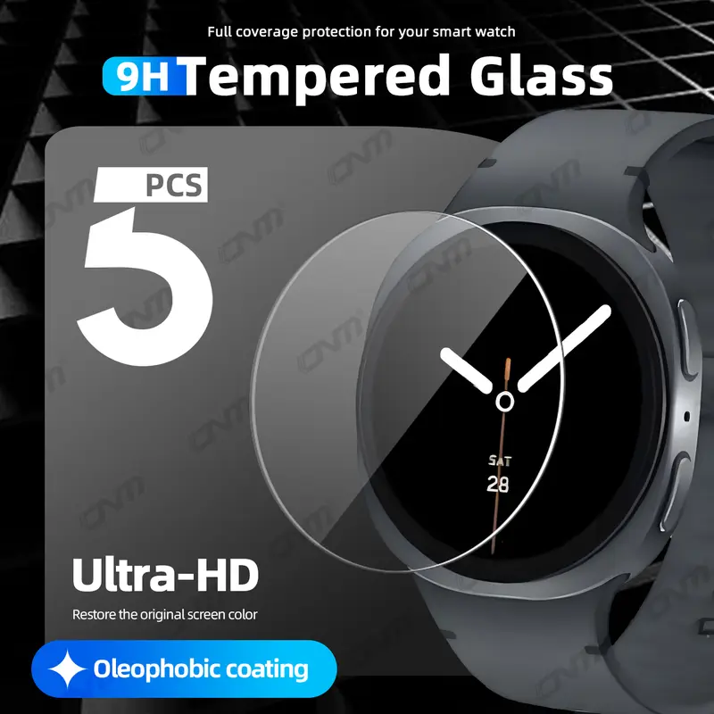 9H Tempered Glass for Samsung Galaxy Watch 8 Classic 40mm 44mm 46mm Ultra (2025) 47mm Screen Protector Glass Ultra-HD Film - Image 9