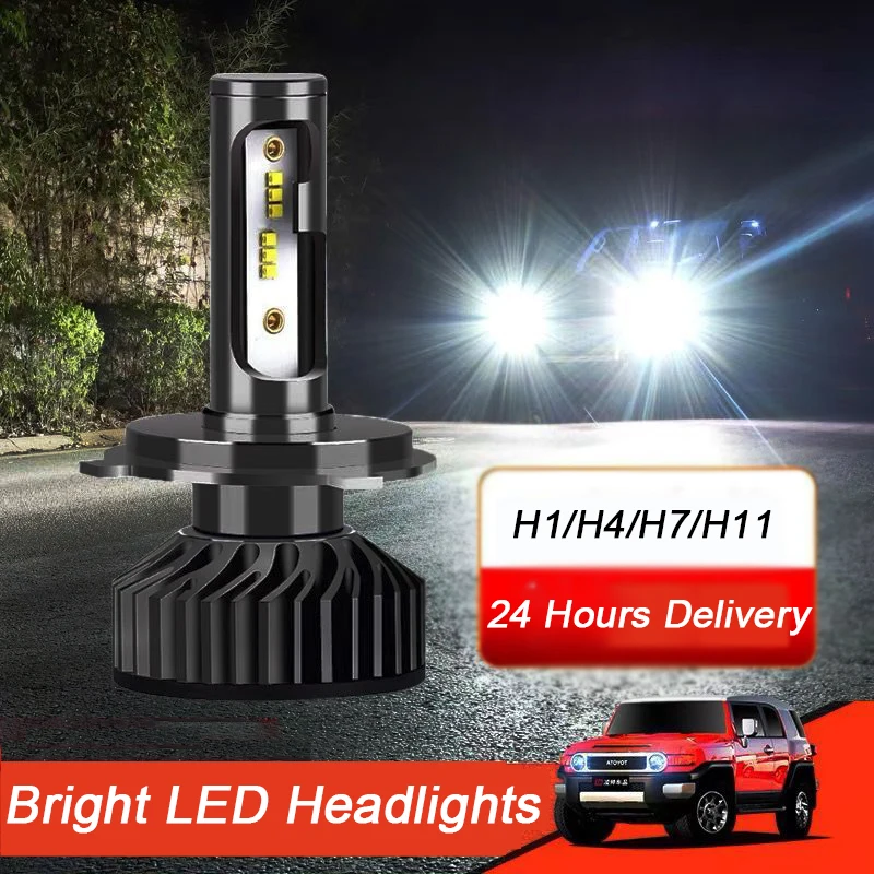 Автомобисветильник фары F2 s 60 Вт 4300 лм Автомобильные H4 H7 Led H1 светодиодный H8 H9 H11 H13