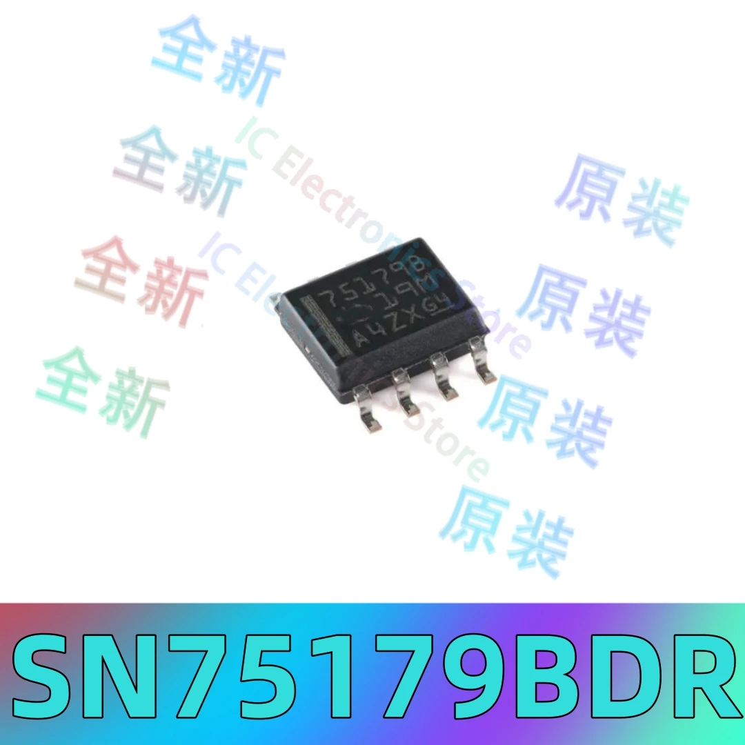 

Original genuine SN75179BDR silk screen 75179B SOP-8 RS422/RS485 transceiver IC chip