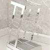Stainless Steel Kitchen Knife Stand Tool Holder Large Capacity Knife Tool Storage Rack Household Utility Knife Holder Organizer 4