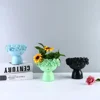 Nordic Home Decoration Resin Vase Statue Sculpture Makeup Brush Holder Storage Box Pen Holder Creative Flower Pot Art Supplies 3
