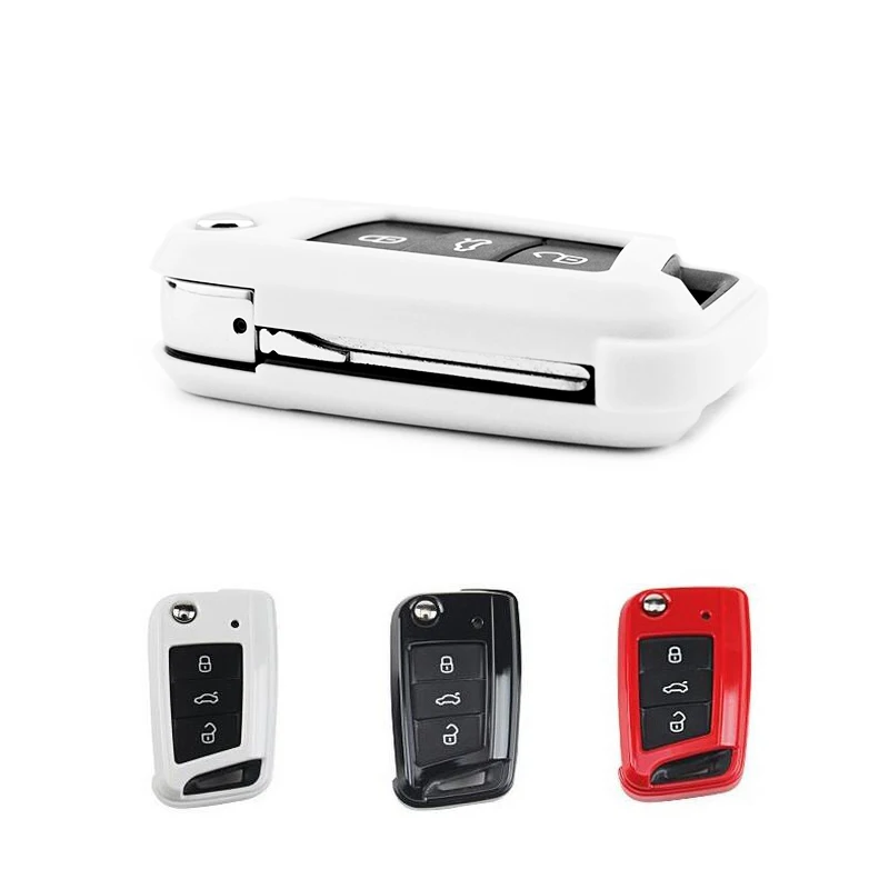 Auto Key Wallet Cover Key Protective Case For Vw Volkswagen Golf Vii