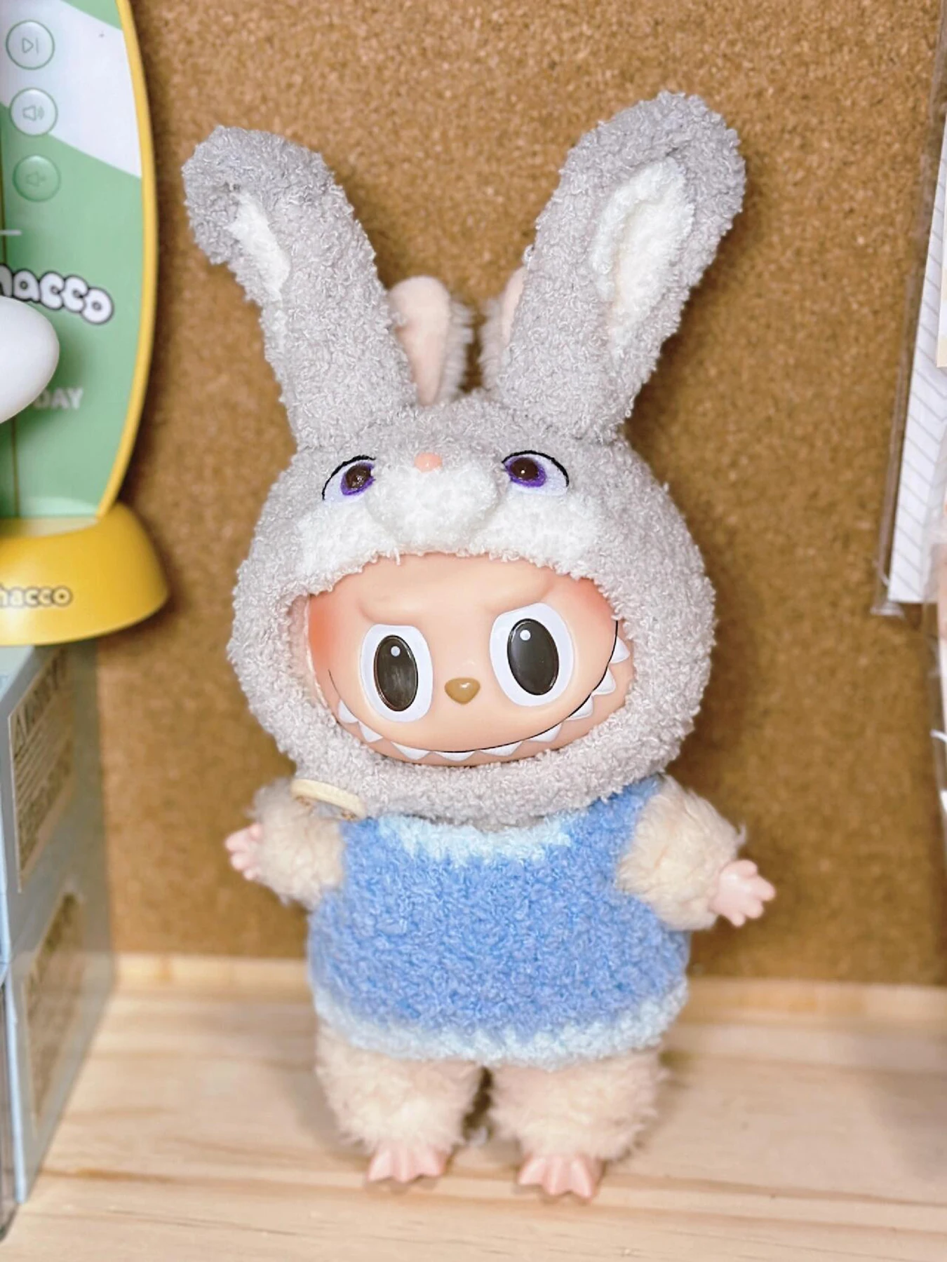 Labubu The Monsters Disney Zootopia Bunny Judy Fox Nick Costume Clothes Original Replica Vinyl Doll Action Figure Bag Charm Gift