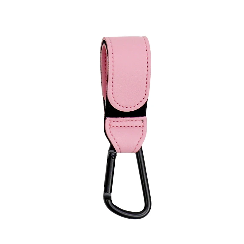 Premium Leather Stroller Hooks - Elegant Organizer & Diaper Bag Holders
