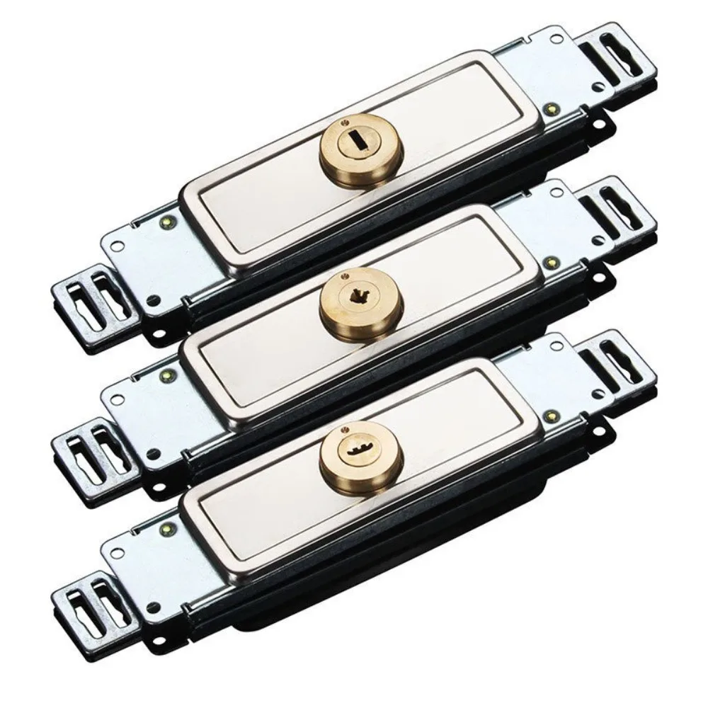 New Alloy Roller Shutter Door Lock Middle Bottom Hardware Roll Gate Lock with Key Thicken Anti-theft Locks Garage