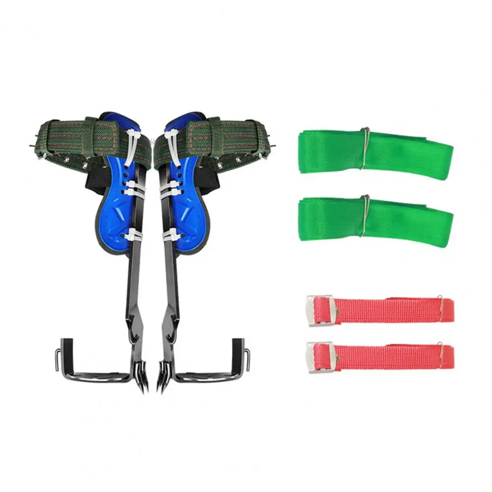 Equipo de escalada de árboles, herramienta de escalada de árboles, Kit de gaffs de espolones de escalada de árboles de acero para el trabajo, juego de escalador endurecido de alta temperatura