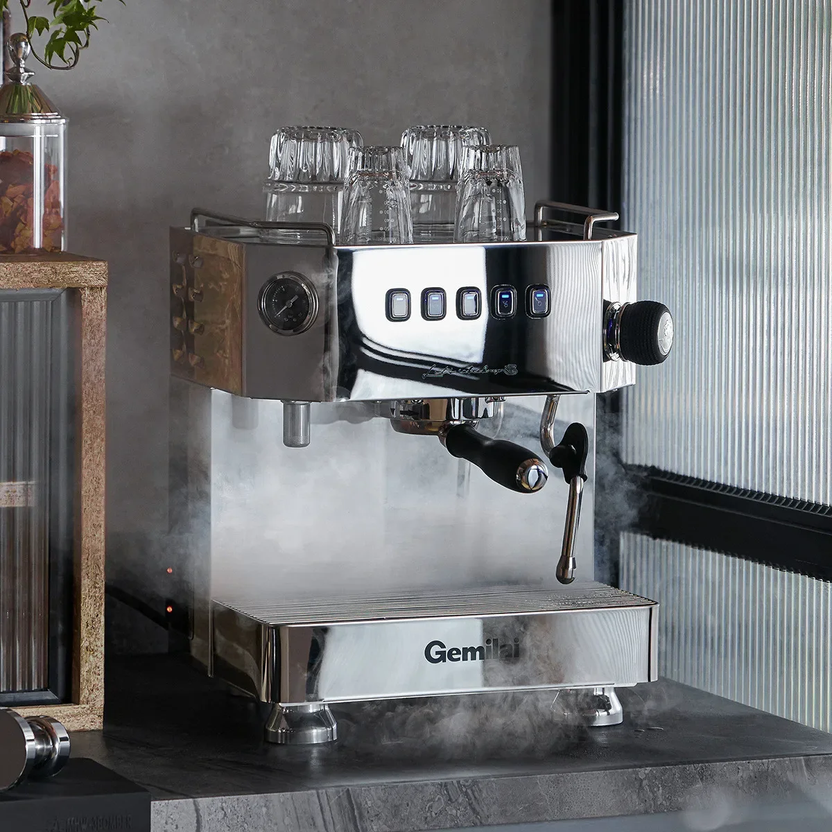CRM3018 Made In China Camping Travel Instant Okka Turkish Industrial Electric Espresso Coffee Maker Machine 5