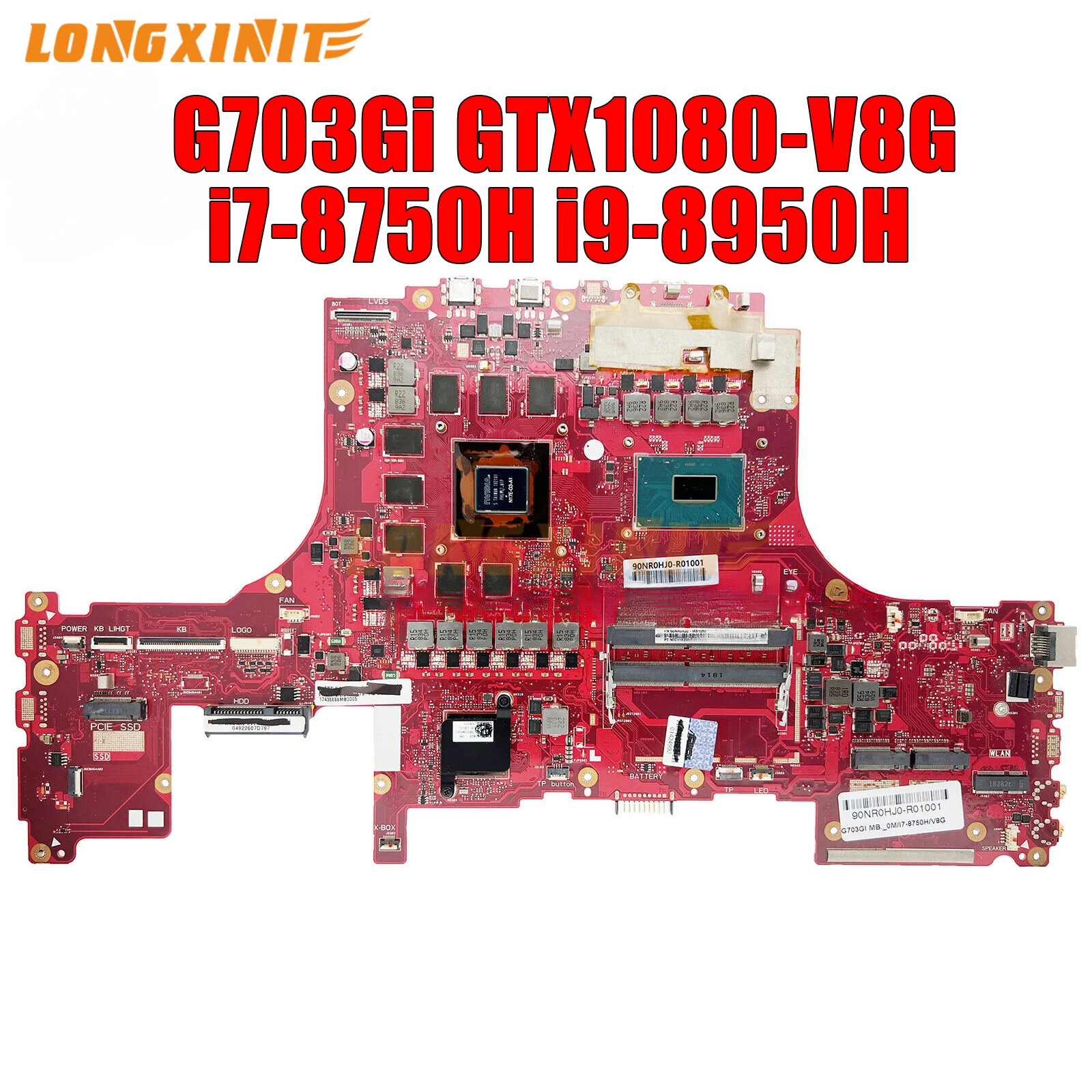 Scheda Madre G703Gi Per Asus Rog G703Gi G703Gs G703Gx G703Gxr G7Bs G7Cx G7Cxr, I7-8750H, I9-8950H, Gtx1080, V8G