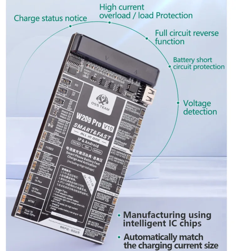 OSS-W09 Pro V3 Battery Efficiency Pop-Up Tester For IP11-15 Series Solves Battery Efficiency Pop-Up Modification Problems
