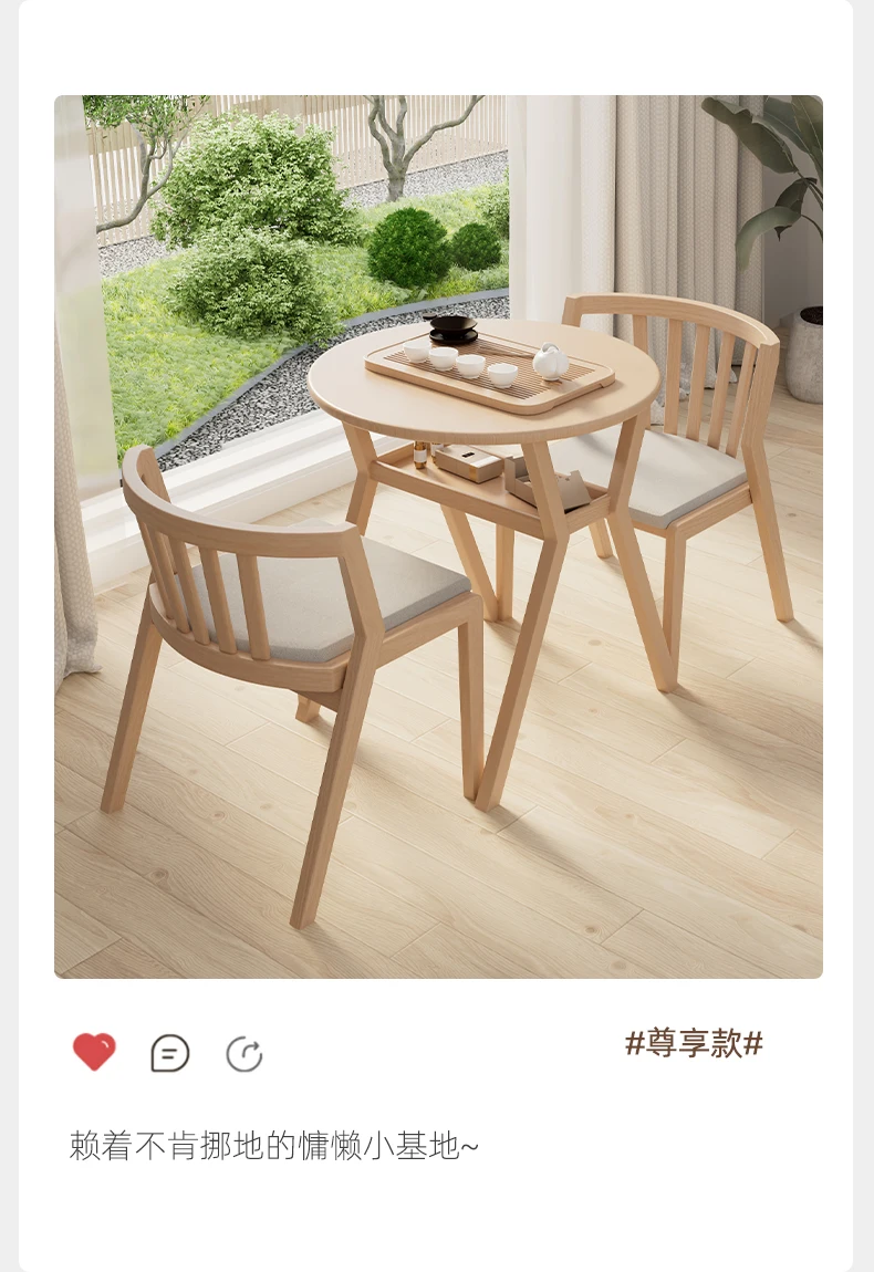 Folding Coffee Wooden Dining Table Set Chairs Small Kitchen Nordic Round Table Living Room Mesas De Comedor Home Furniture
