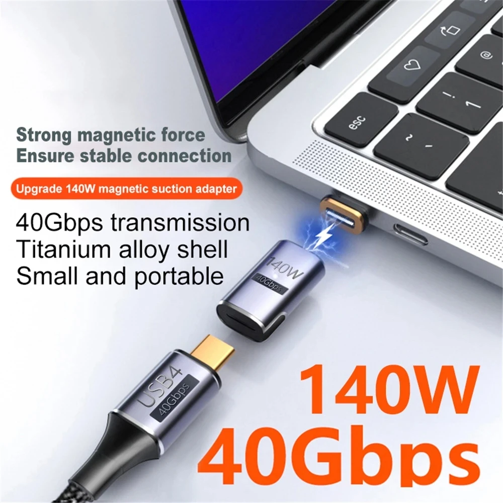 ο  ׳ƽ CŸ OTG ̺, 140W MAX USB 40Gbps, USB-C  , ڼ  ̺, 8K 120Hz, USB CŸ 