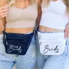 Bachelorette Fanny Pack Party Favors Bridesmaid Proposal Adjustable Bride Babe Waist Bag Bridal Shower Wedding Decoration 4