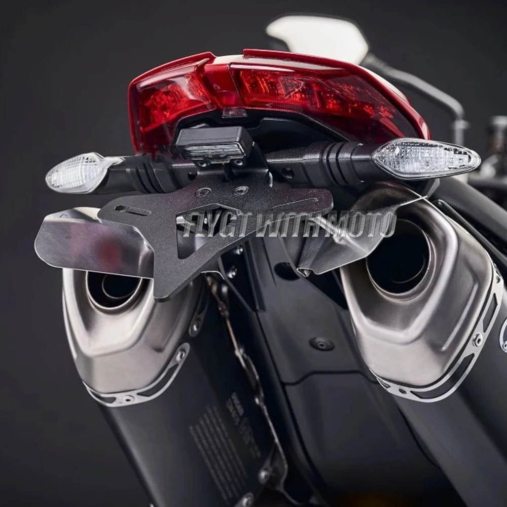Ducati Hypermotard 950 2019-UP 오토바이 액세서리 리어 쇼트 테일 스톡 라이센스 플레이트 홀더 Tailstock 프레임 브래킷 키트
