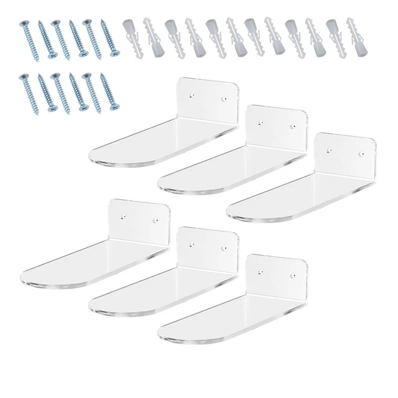 

BEAU-Floating Shoe Display Stand - 6 Shoe Shelf For Wall - Sneaker Levitation Display Shoe Wall Shelf