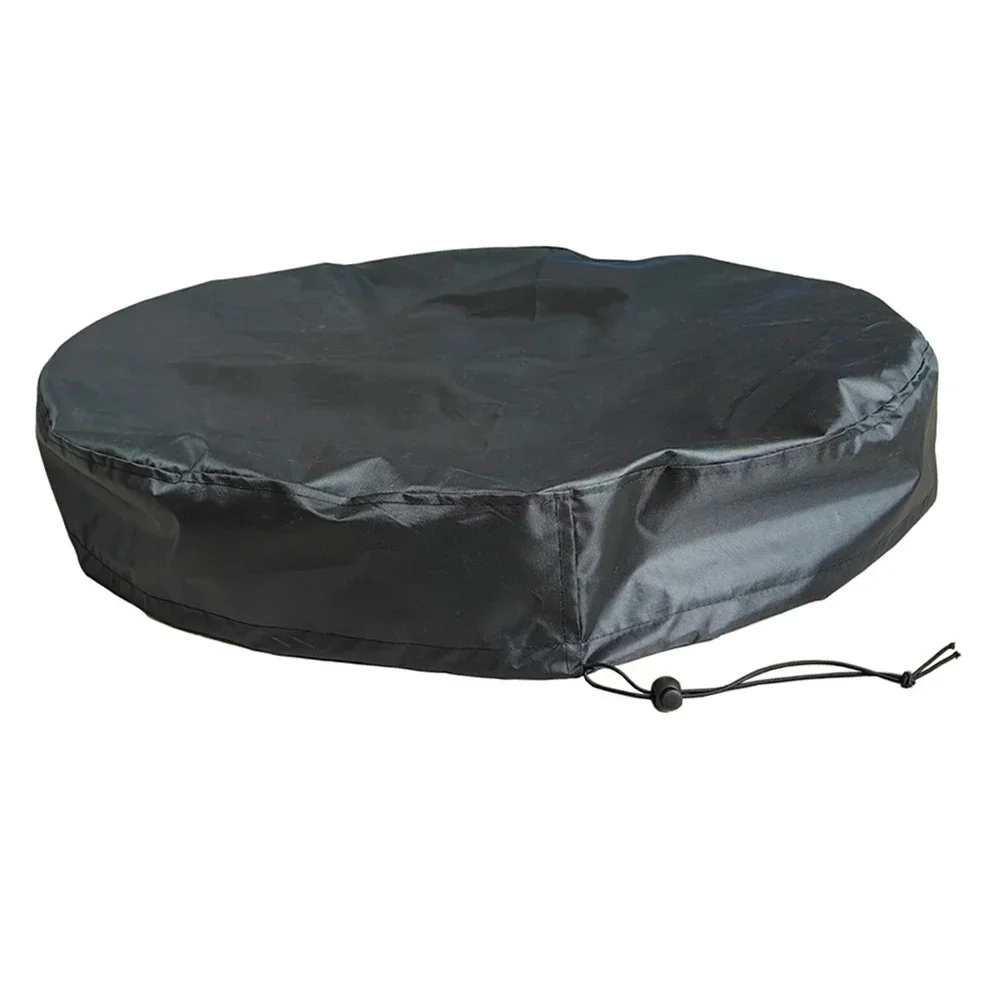 65x10cm Outdoor Bucket Lid Water Trash Can Covers Storage Tank Sofa Dust Cover Water Tank Protection Lid Rain Collect Tool Garde