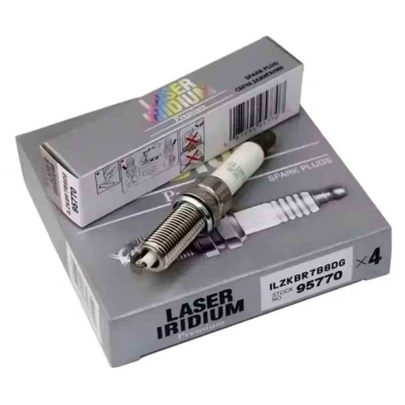 ILZKBR7B8DG 95770 Iridium Platinum Spark Plug 4PCS for Peugeot Mini Cooper Citroen 0242129512 Car Accessories