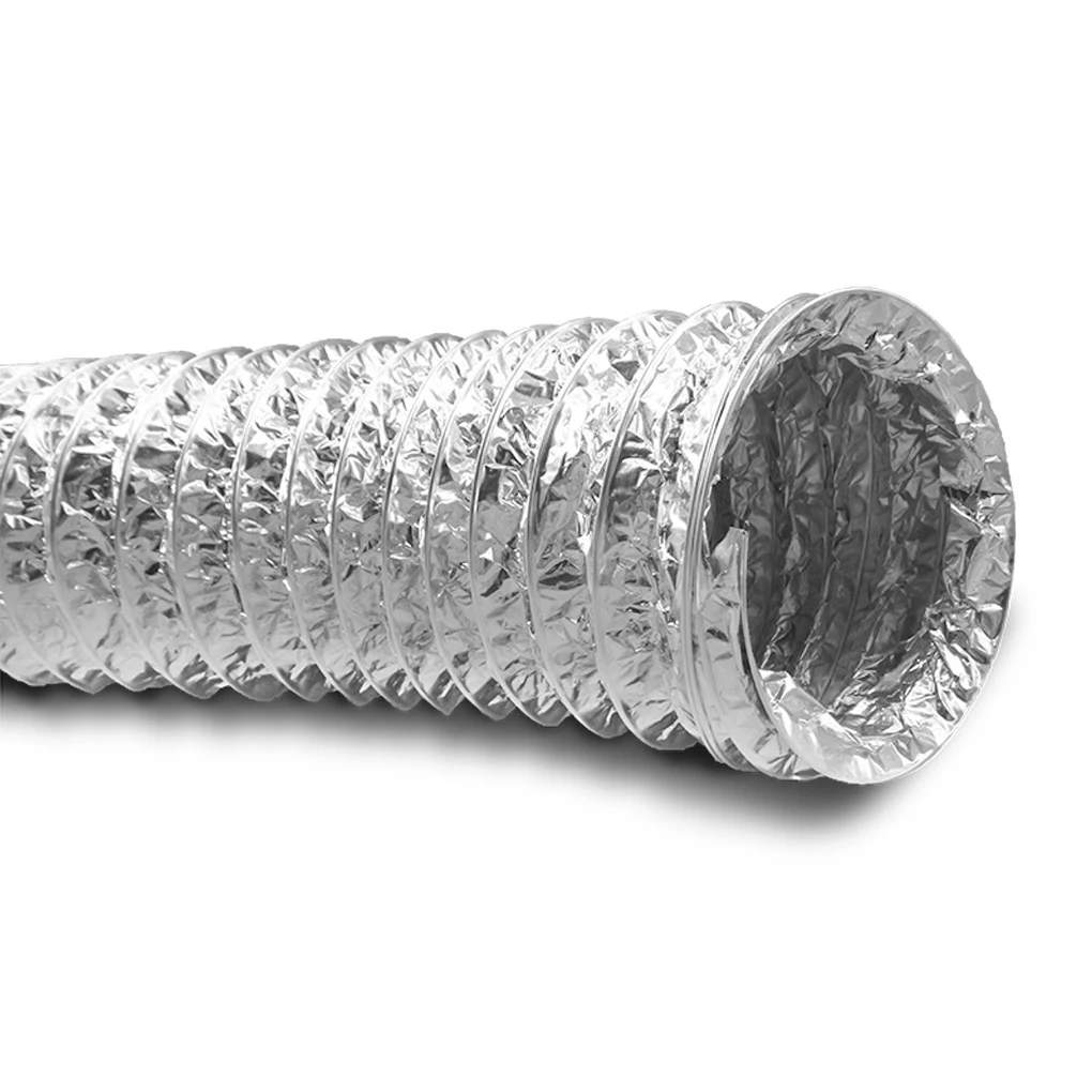 4 Inch Ventilator Pipe Aluminum Foil Retractable Ventilation Tube