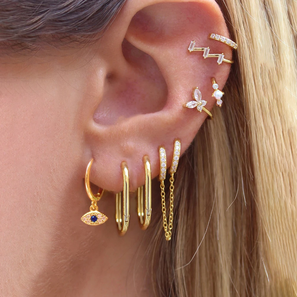 Lot De Bijoux Fantaisie (A) – Boucles D'oreilles – Occasion