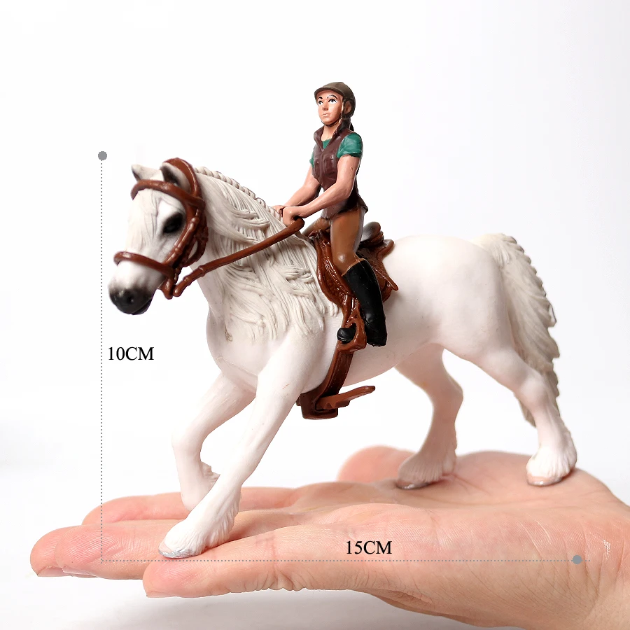 Horse Playset Animal Figurines - Equestrian Adventure Toy Set